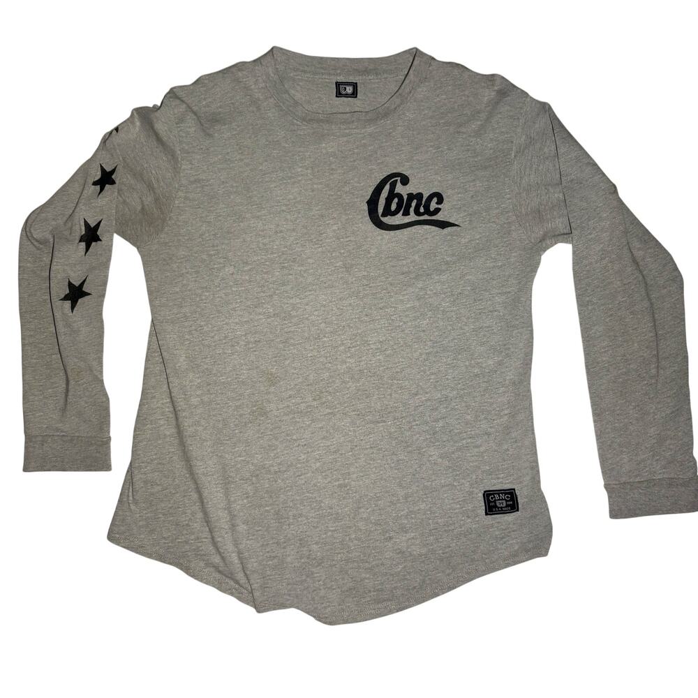 Men’s Large Long Sleeve CBNC T-Shirt Preowned Good Condition